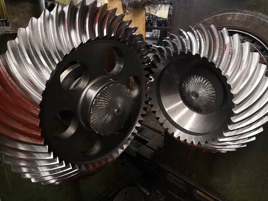 DP1.8 Gleason Spiral Bevel Gears حلزوني شطبة والعتاد لصندوق التروس