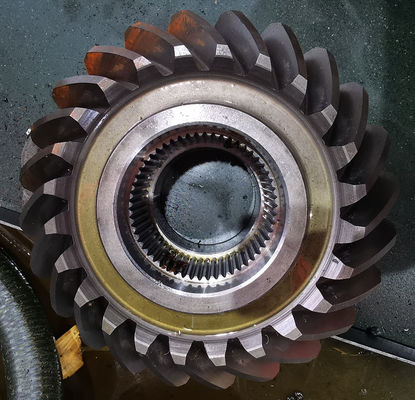 DIN 6 دقة التروس المخروطية الحلزونية من الدرجة 2.5 درجة محورية ISO 6-7 درجة